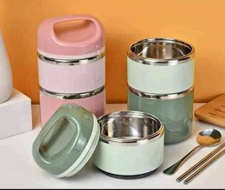Picture of 2.5 Layers Tedemei Food Grade Stainless Steel Lunch Box