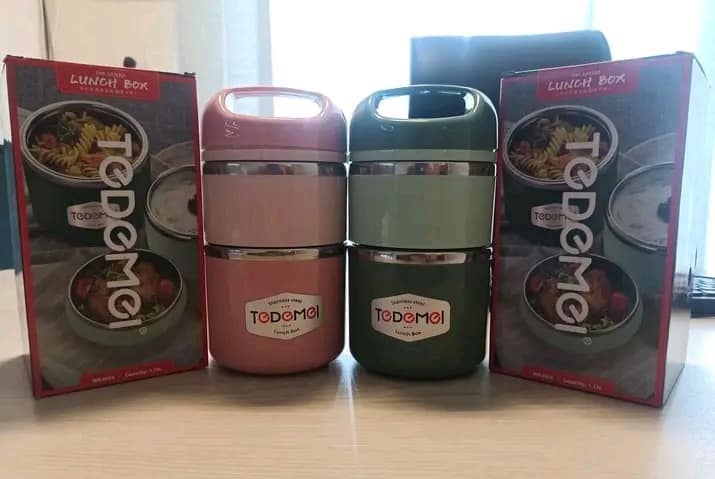 Picture of 2.5 Layers Tedemei Food Grade Stainless Steel Lunch Box