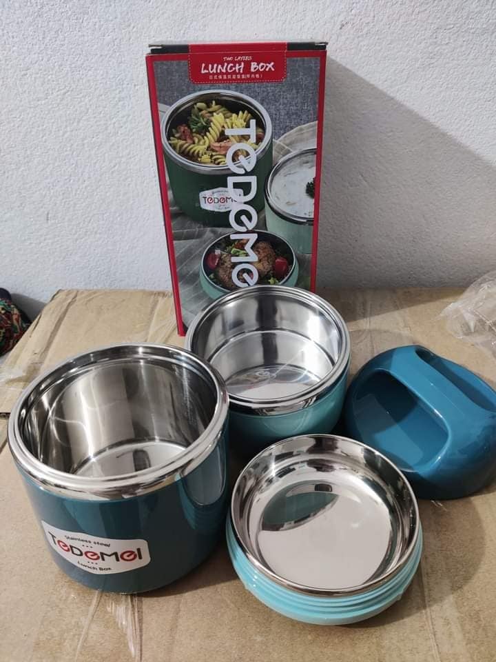 Picture of 2.5 Layers Tedemei Food Grade Stainless Steel Lunch Box
