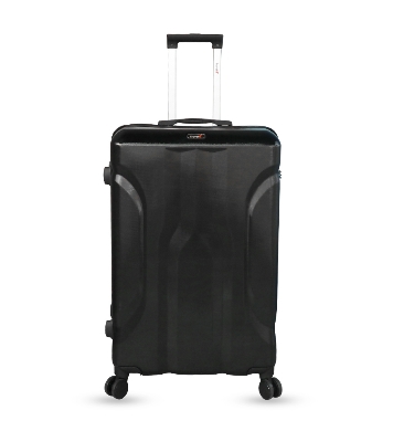 Picture of Travello Luxury Plus 28 Inch Ultra Light Weight Strong Build Quality Water-Resistant Double Caster Wheel Bigger Space Hardtop Luggage-Trolley Black