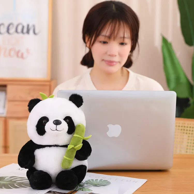 Picture of Cute Secret Panda In Bamboo Plush Toy Giant Panda Modern Simple Style Gifts