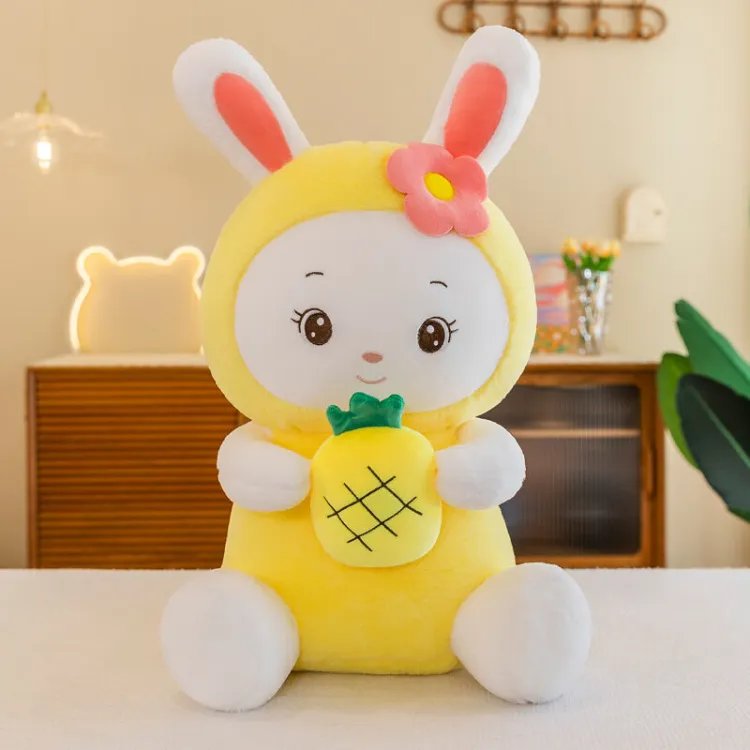 Picture of Fruit Rabbit Soft Toys Bunny Kids Doll Creative Gifts for Baby
