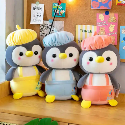 Picture of Cartoon Penguin Doll Toy Creative Cute Soft Dolls Kids Birthday Gift