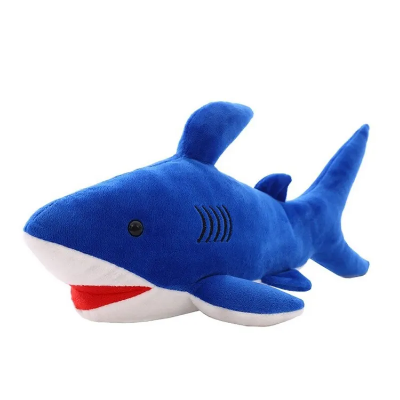 Picture of Cute Shark Plush Soft Toy Doll for Children Gift