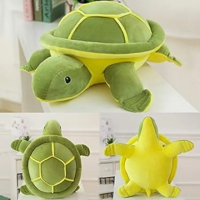 Picture of Cute Green Turtle Soft Toy Of Fabric Great Gift To Loved