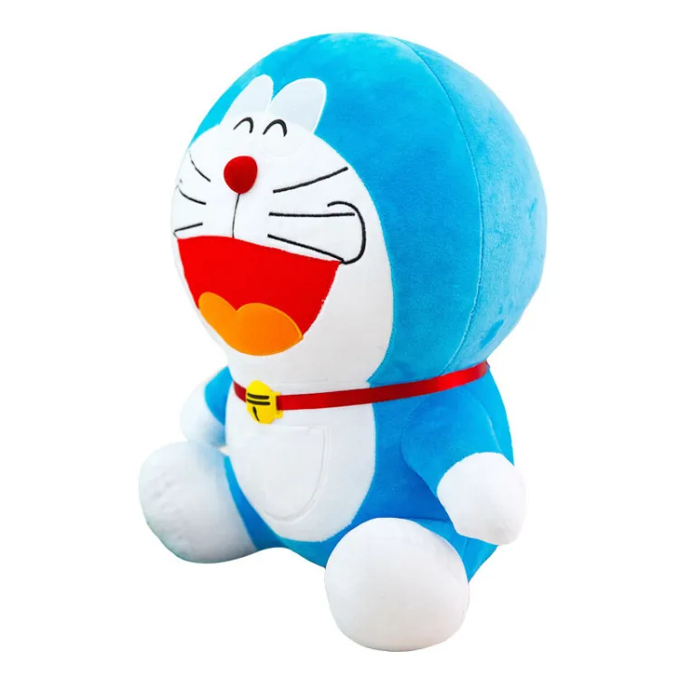 Picture of Doraemon Plush dolls soft Stuffed Animal Fluffy Blue Fat Cat Juguetes Lovely Toys Pillow Child girl Gift Home décor