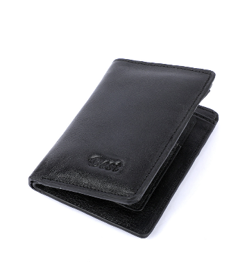 Buy Black 100% Leather Wallet For Men's - Money Bag With Special Box at Best Price In Bangladesh
