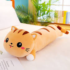 Picture of Cute Long Cat Toy Plush Pillow Doll for children toy soft dool (  size- 42 Inch)
