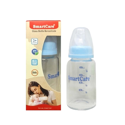 Picture of Smart Care Borosilicate Baby Feeding Bottle (120ml) Glass