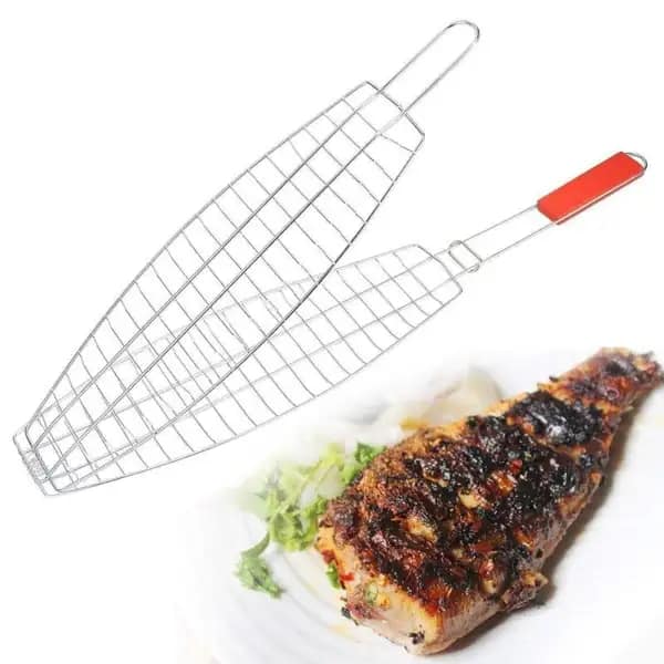 Picture of Barbecue Fish Grilling Net - Perfect Tool For Grilling Delicious Fish At Your Next Barbecue Party