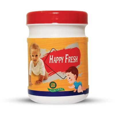 Picture of Happy Fresh Wet Wipes With Tube -170 PCs