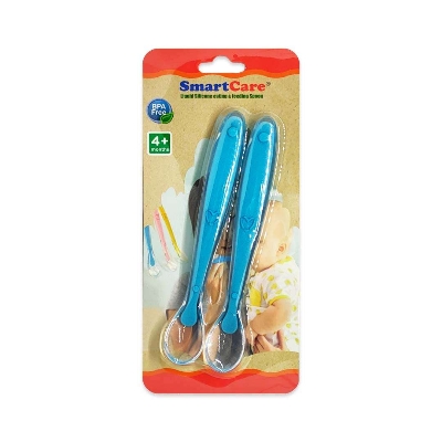 Picture of SmartCare - Soft Silicone spoon for baby (Blue)
