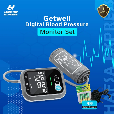 Buy Digital Automatic Blood Pressure Machine with Free Adapter and Batteries Online in Bangladesh at Best Prices
