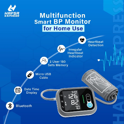 Buy Digital Automatic Blood Pressure Machine with Free Adapter and Batteries Online in Bangladesh at Best Prices