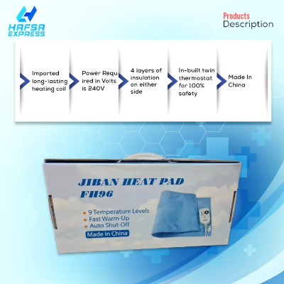 Buy Jibon Electric Heating Pad Large For Pain Relief Batteries Online in Bangladesh at Best Prices