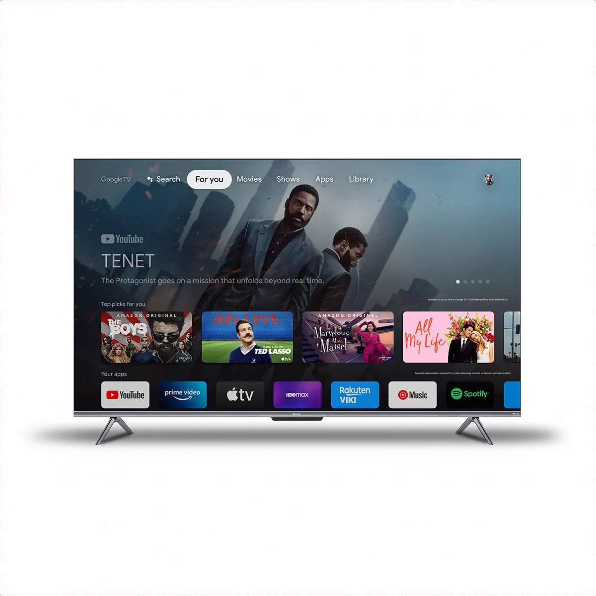 Buy Haier 75"  HQLED 4K Google TV (H75P7UX) at Best Price In Bangladesh