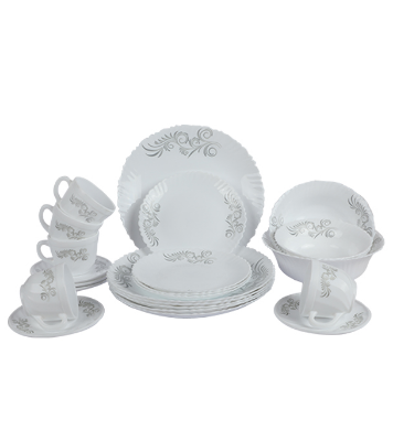 Buy 27 Pcs Dinner Set-Opalflora Online at Best Price