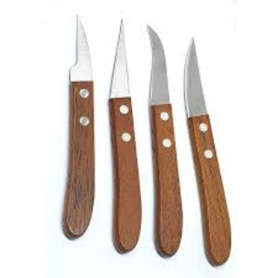 Picture of 4PCS Set Carving Multipurpose Cutter Wooden Handle