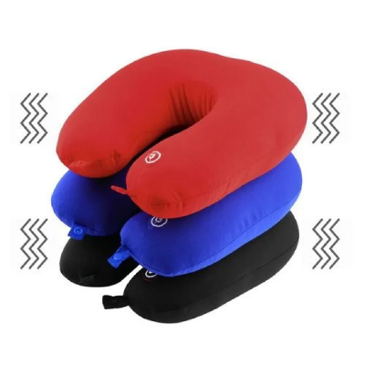 Buy Travel pillow vibrating Neck Massage Cushion Pillow - Multi color Online at Best Price