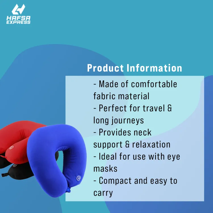 Buy Travel pillow vibrating Neck Massage Cushion Pillow - Multi color Online at Best Price