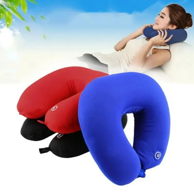 Buy Travel pillow vibrating Neck Massage Cushion Pillow - Multi color Online at Best Price