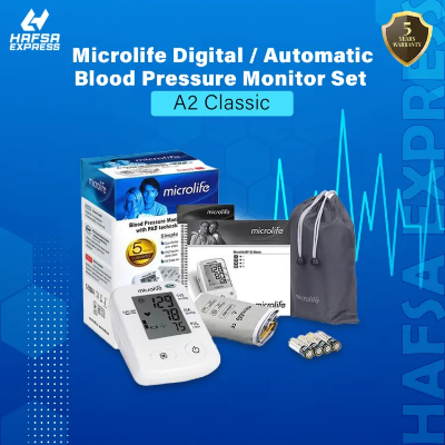 Buy Microlife Digital  Automatic Blood Pressure Monitor Set A2 Classic Online at Best Price