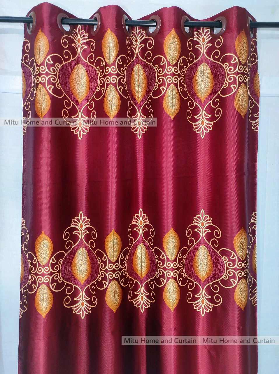 Buy Curtain Porda Synthetic curtains Indian porda window protector 45*80 inch standard size Marron golden art 4 kuchi curtain Online in Bangladesh at Best Prices on Othoba.com. 
