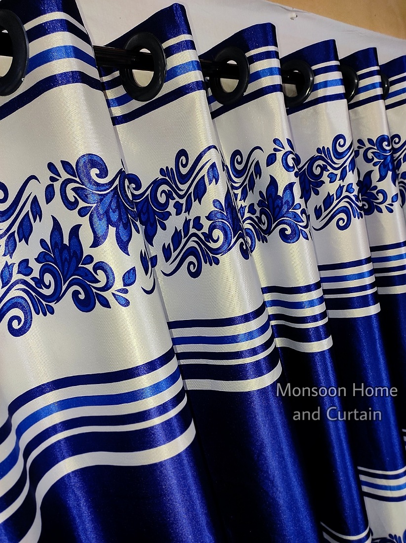 Buy Curtain Porda Synthetic curtains Indian porda window protector 45*80 inch standard size Blue and white art 4 kuchi curtain Online in Bangladesh at Best Prices on Othoba.com. 