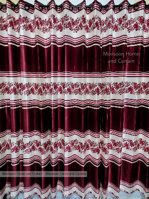 Buy Curtain Porda Synthetic curtains Indian porda window protector 45*80 inch standard size Red and white art 4 kuchi curtain Online in Bangladesh at Best Prices on Othoba.com. 