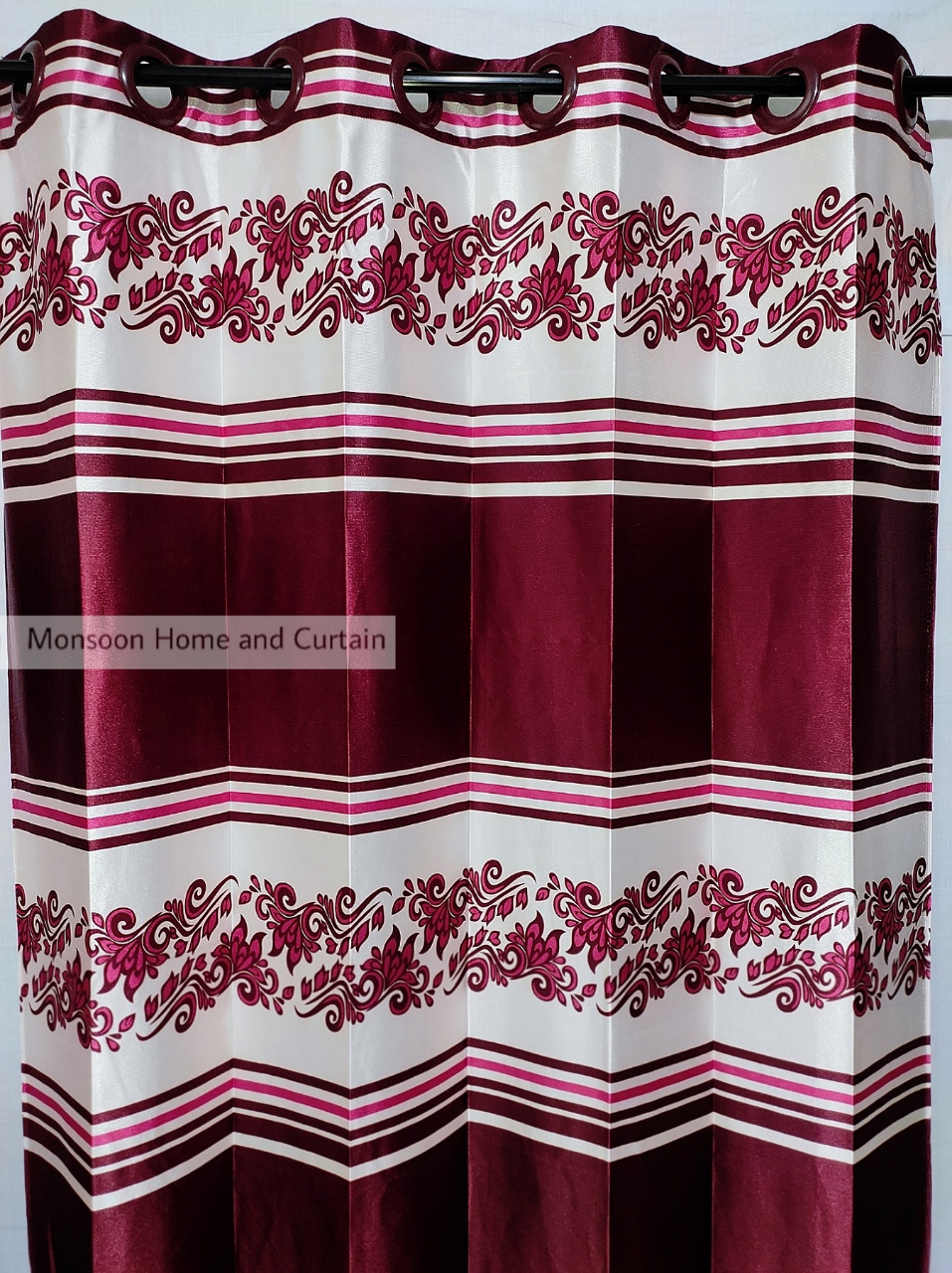 Buy Curtain Porda Synthetic curtains Indian porda window protector 45*80 inch standard size Red and white art 4 kuchi curtain Online in Bangladesh at Best Prices on Othoba.com. 