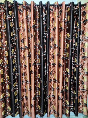 Buy Curtain Porda Synthetic curtains Indian porda window protector 45*80 inch standard size Brown flower art 4 kuchi curtain Online in Bangladesh at Best Prices on Othoba.com. 