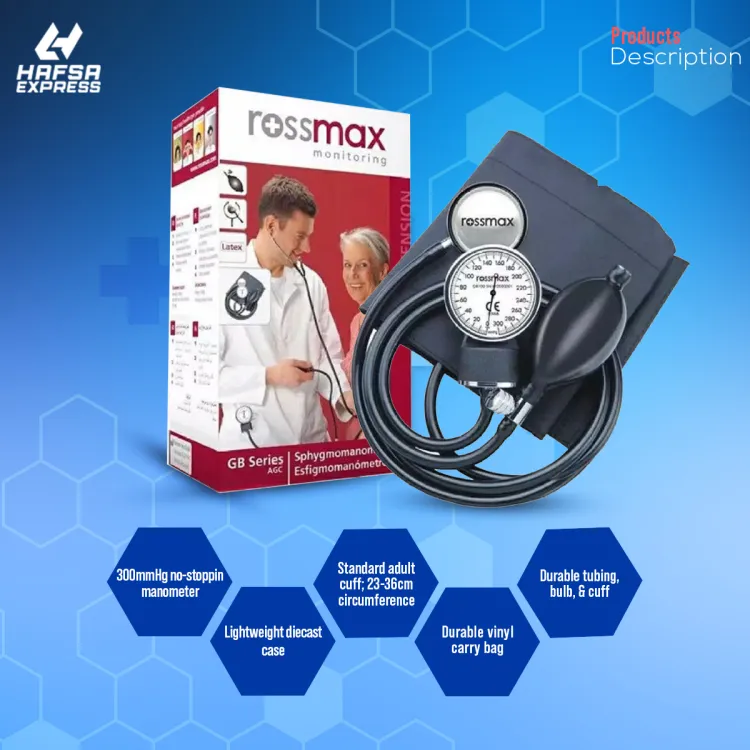 Buy Rossmax Analog Blood Pressure Machine & Stethoscope Set Online in Bangladesh at Best Prices