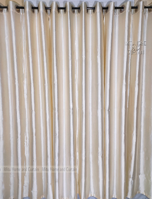 Buy Curtain Porda Synthetic curtains Indian porda window protector 45*80 inch standard size  Solid cream 4 kuchi curtain at Best Price In Bangladesh