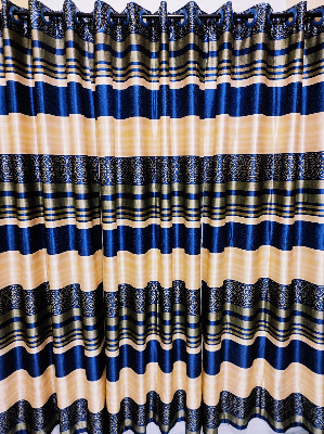 Buy Curtain Porda Synthetic curtains Indian porda window protector 45*80 inch standard size Black classy art 4 kuchi curtain at Best Price In Bangladesh