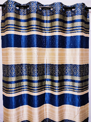 Buy Curtain Porda Synthetic curtains Indian porda window protector 45*80 inch standard size Black classy art 4 kuchi curtain at Best Price In Bangladesh