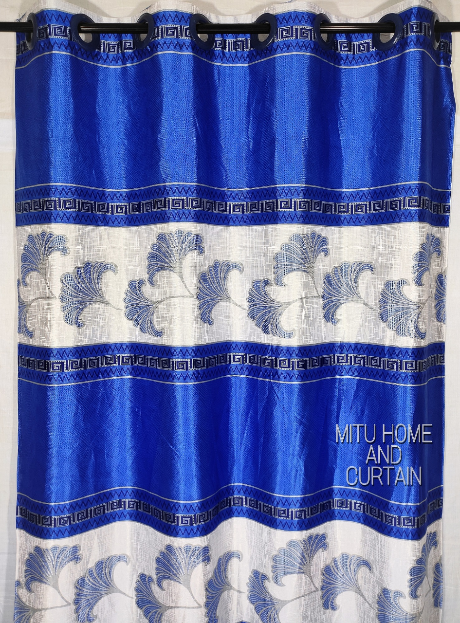 Buy Curtain Porda Synthetic curtains Indian porda window protector 45*80 inch standard size Blue Tween  flower 4 kuchi curtain at Best Price In Bangladesh