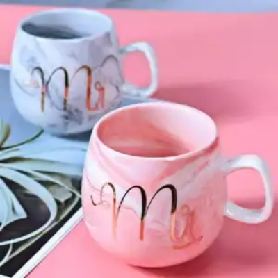 Picture of Mr & Mrs Couple mug set ceramic