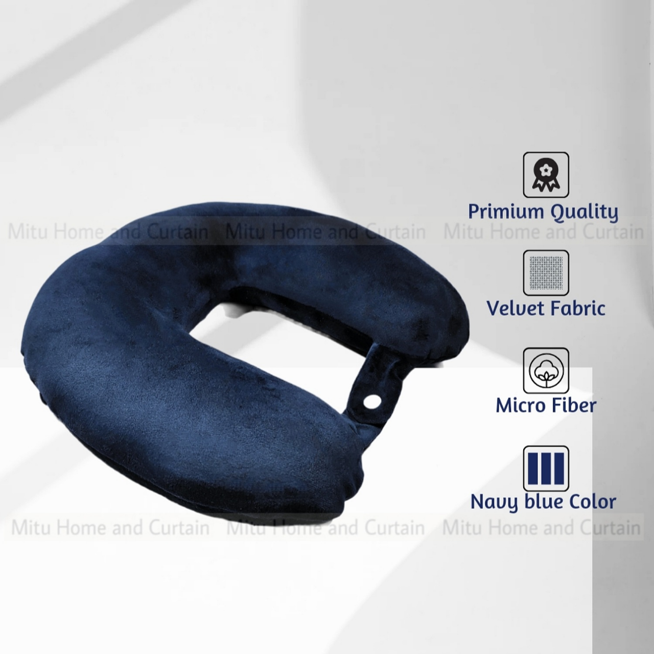 Buy Exclusive Neck pillow Travel pillow 12 inch × 14 inch Blue, Black Ash Online at Best Price In Bangladesh