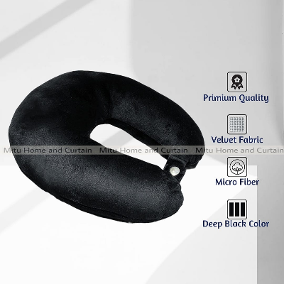 Buy Exclusive Neck pillow Travel pillow 12 inch × 14 inch Blue, Black Ash Online at Best Price In Bangladesh