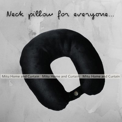 Buy Exclusive Neck pillow Travel pillow 12 inch × 14 inch Blue, Black Ash Online at Best Price In Bangladesh