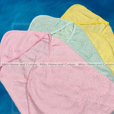 Buy Baby Cap towel Cotton hooded premium towel 28 inch * 32 inch Pink Blue Cream Online at Best Price In Bangladesh