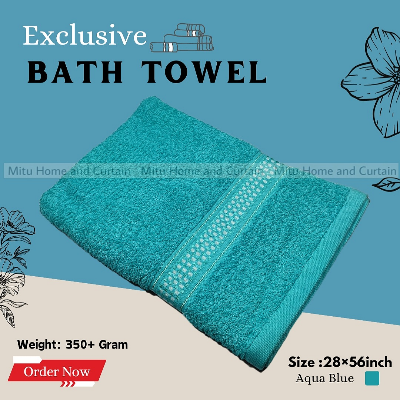 Buy Exclusive Bath towel / Guest towel Cotton primium towel 28 inch * 56 inch red Blue pink Olive Online at Best Price In Bangladesh