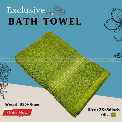 Buy Exclusive Bath towel / Guest towel Cotton primium towel 28 inch * 56 inch red Blue pink Olive Online at Best Price In Bangladesh