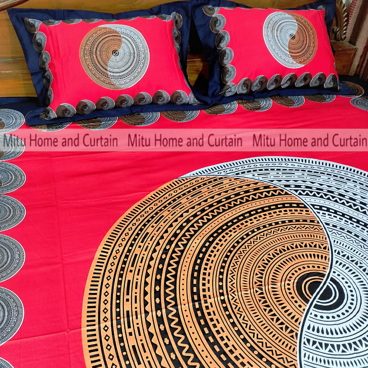 Buy King Size Full Panel Bedsheet With Pillow Cover Chador Set 7.5×8.5 Feet Full Cotton Fabric Red , Blue , Pink , Green - Bed Sheet - bed sheet home tex Online at Best Price In Bangladesh