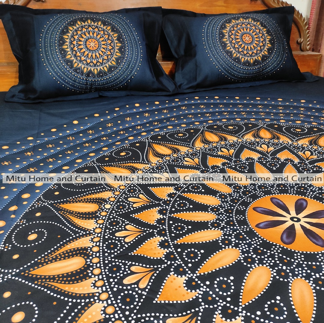 Buy King Size Full Panel Bedsheet With Pillow Cover Chador Set 7.5×8.5 Feet Full Cotton Fabric Red , Blue , Pink , Green - Bed Sheet - bed sheet home tex Online at Best Price In Bangladesh