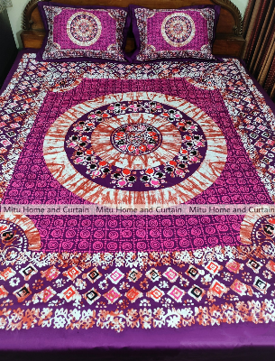 Buy King Size Full Panel Bedsheet With Pillow Cover Chador Set 7.5×8.5 Feet Full Cotton Fabric Red , Blue , Pink , Green - Bed Sheet - bed sheet home tex Online at Best Price In Bangladesh