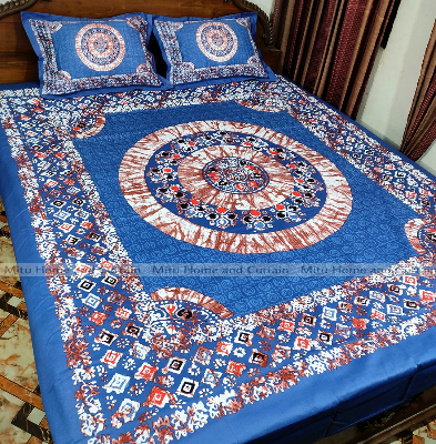 Buy King Size Full Panel Bedsheet With Pillow Cover Chador Set 7.5×8.5 Feet Full Cotton Fabric Red , Blue , Pink , Green - Bed Sheet - bed sheet home tex Online at Best Price In Bangladesh