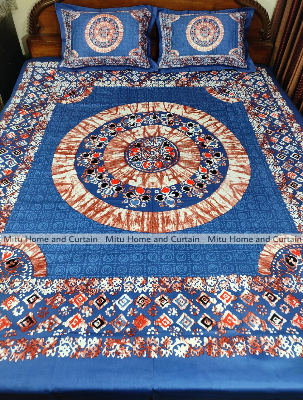 Buy King Size Full Panel Bedsheet With Pillow Cover Chador Set 7.5×8.5 Feet Full Cotton Fabric Red , Blue , Pink , Green - Bed Sheet - bed sheet home tex Online at Best Price In Bangladesh