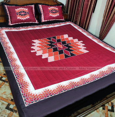 Buy King Size Full Panel Bedsheet With Pillow Cover Chador Set 7.5×8.5 Feet Full Cotton Fabric Red , Blue , Pink , Green - Bed Sheet - bed sheet home tex Online at Best Price In Bangladesh