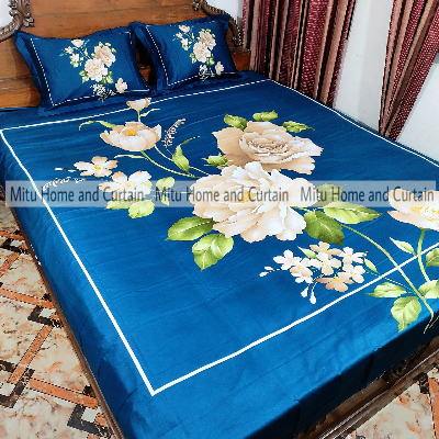 Buy King Size Full Panel Bedsheet With Pillow Cover Chador Set 7.5×8.5 Feet Full Cotton Fabric Red , Blue , Pink , Green - Bed Sheet - bed sheet home tex Online at Best Price In Bangladesh